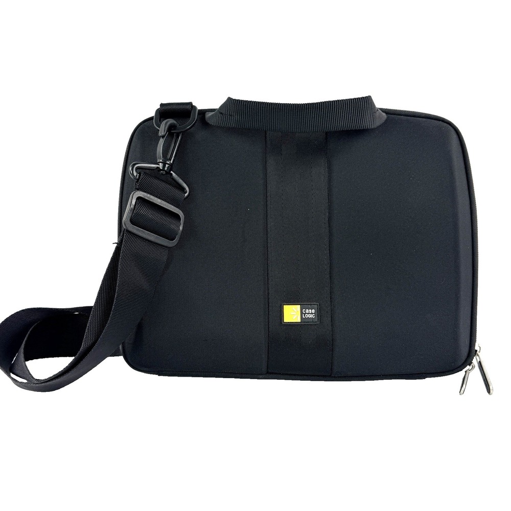 Case Logic Hard Shell Protective Carrying Case Ipad Tablet Holder Black 11x8.5